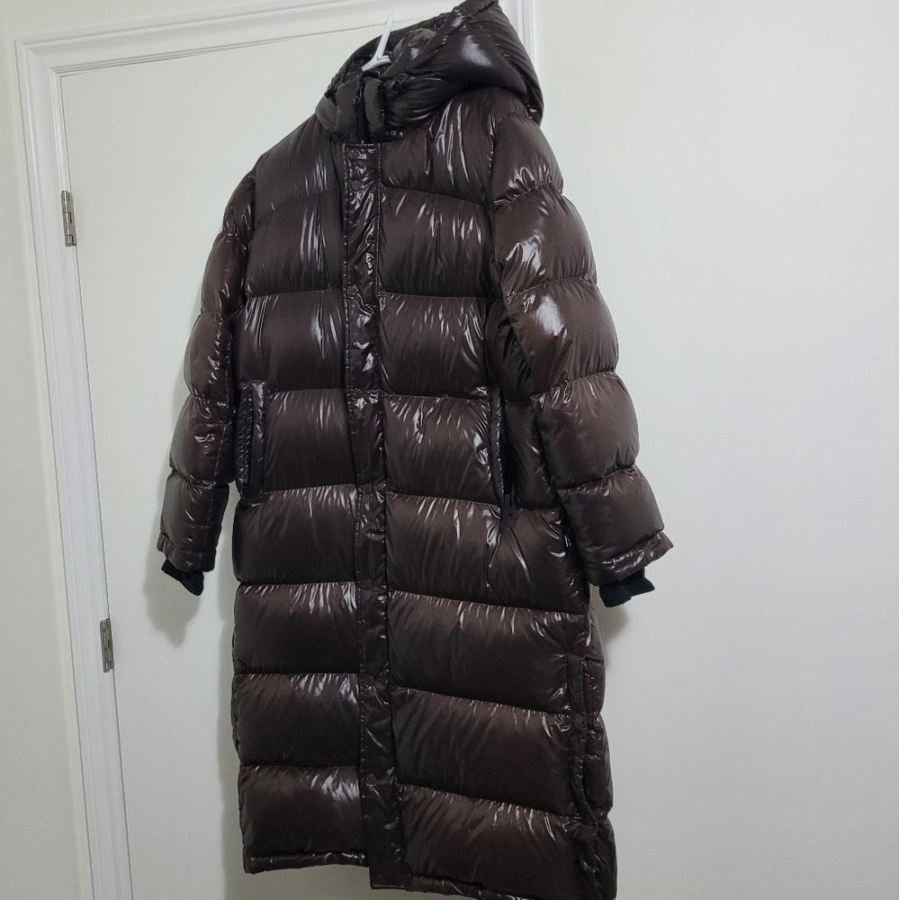 COPY - TNA SUPER PUFF LONG WOMEN'S XL SHINY BROWN